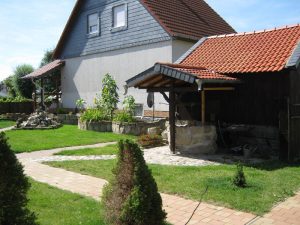 Ferienhaus – Blick von Terrasse