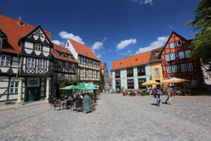 In der UNESCO - Welterbestadt Quedlinburg