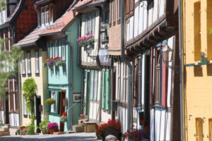 In der UNESCO - Welterbestadt Quedlinburg